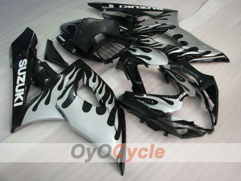 Kit de carenado por inyección para GSX R1000 05-06 - Blanco, Negro - Llama #OYO87901966 Imagen principal del producto