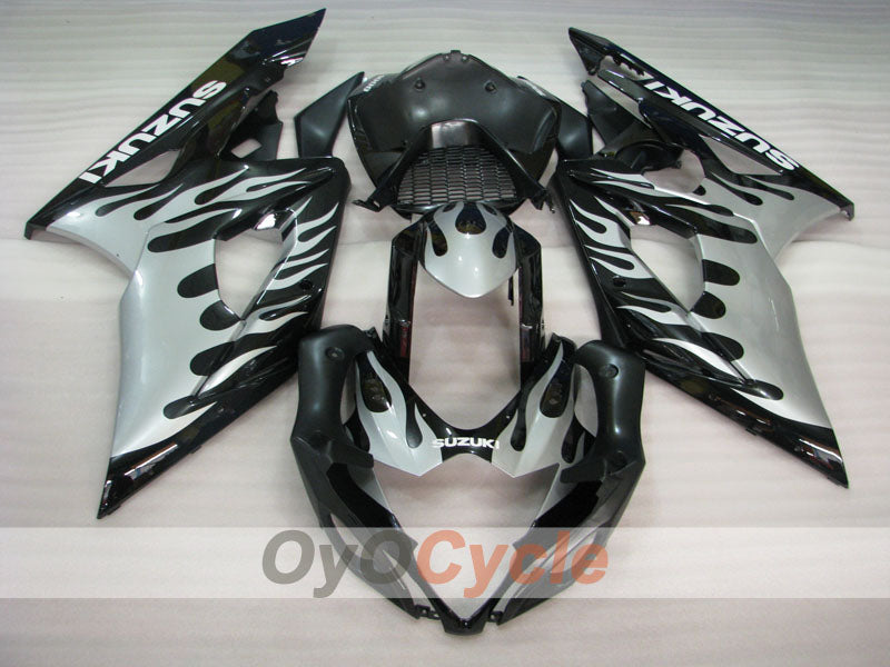 Kit de carenado por inyección para GSX R1000 05-06 - Blanco, Negro - Llama #OYO87901966