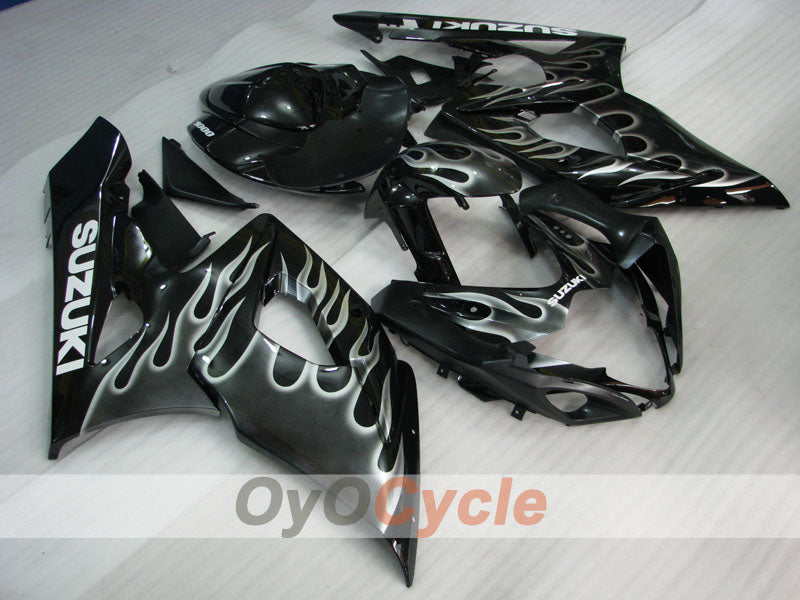 Kit de carenado por inyección para GSX R1000 05-06 - Blanco, Negro - Llama #OYO87901969 Imagen principal del producto