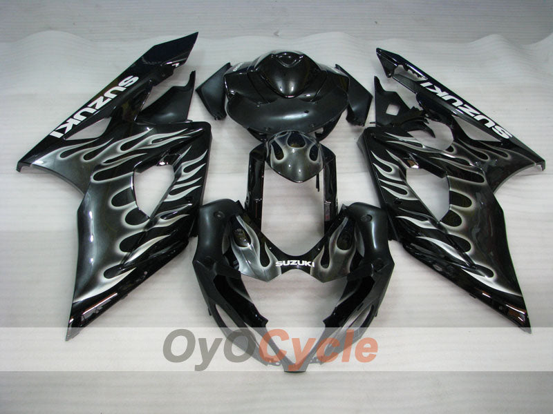 Kit de carenado por inyección para GSX R1000 05-06 - Blanco, Negro - Llama #OYO87901969 Imagen secundaria del producto