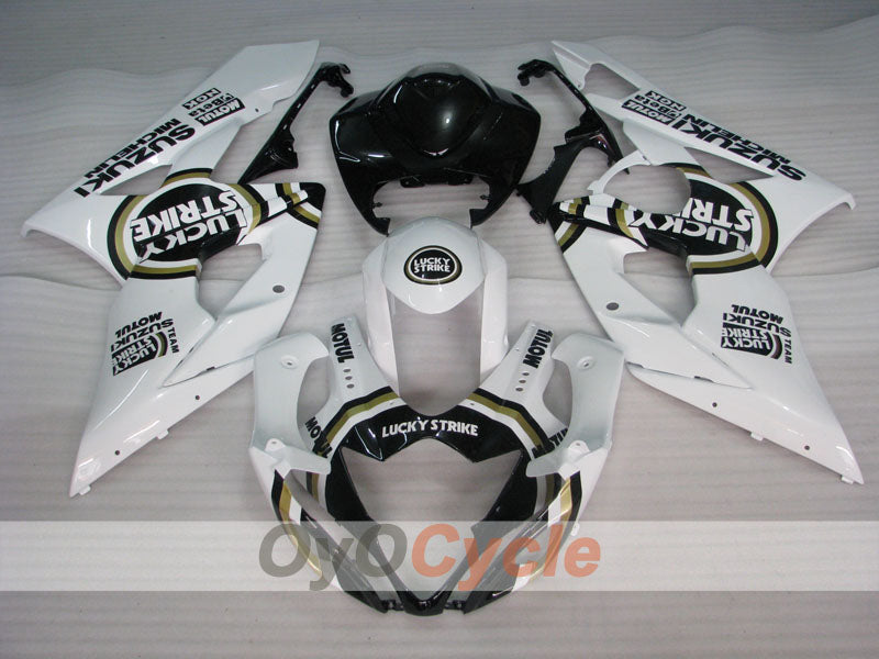Carenado inyectado para GSX R1000 05-06 - Blanco, Negro - Lucky Strike, MICHELIN, MOTUL #OYO87901978 Imagen secundaria del producto