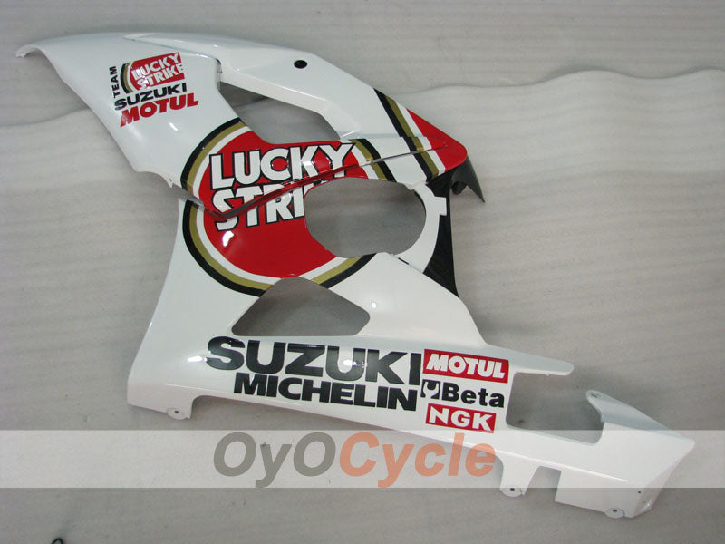 Kit de carenado por inyección para GSX R1000 05-06 - Rojo, Blanco - Lucky Strike, MICHELIN, MOTUL #OYO87901979