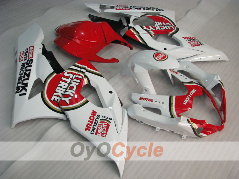 Kit de carenado por inyección para GSX R1000 05-06 - Rojo, Blanco - Lucky Strike, MICHELIN, MOTUL #OYO87901979 Imagen principal del producto