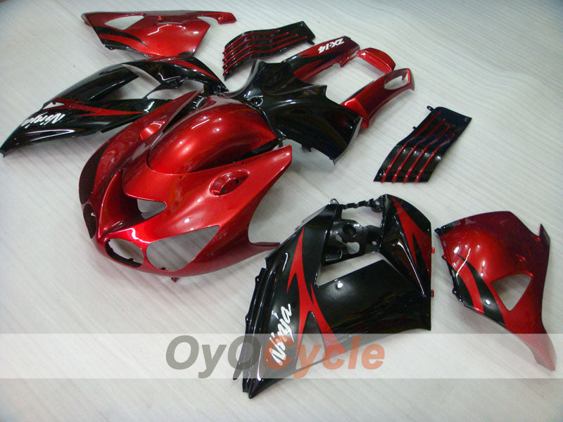 Kit de carenado por inyección para NINJA ZX-14R 06-11 - Rojo, Negro - Estilo de fábrica #OYO87901998 Imagen secundaria del producto