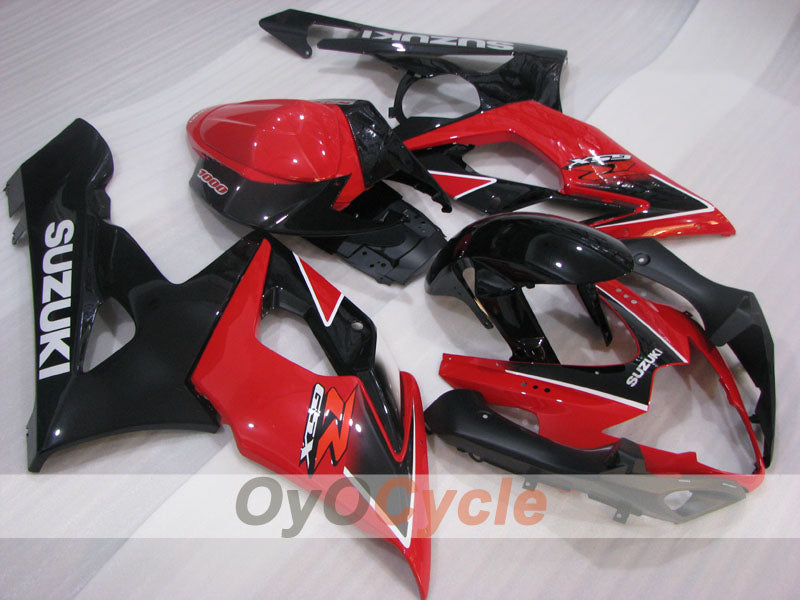 Kit de carenado por inyección para GSX R1000 05-06 - Rojo, Negro - Estilo de fábrica #OYO87902001 Imagen secundaria del producto