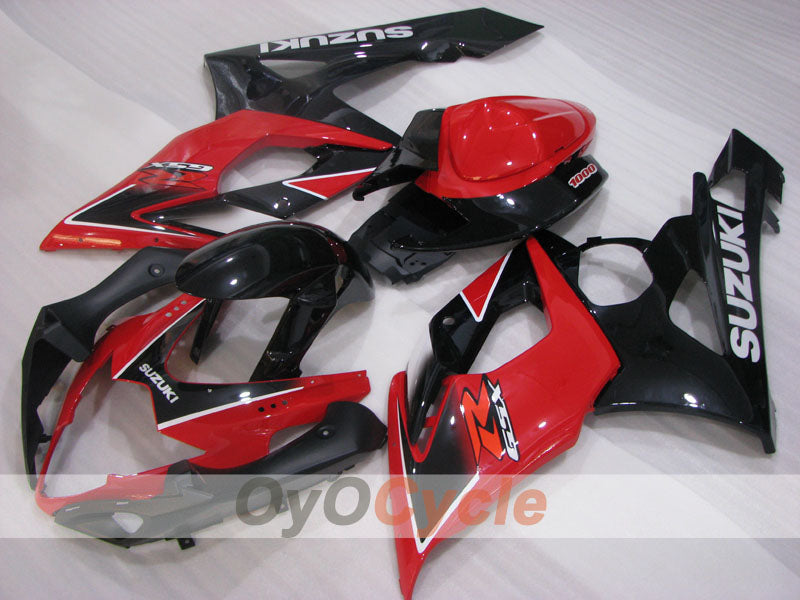 Kit de carenado por inyección para GSX R1000 05-06 - Rojo, Negro - Estilo de fábrica #OYO87902001 Imagen principal del producto