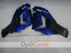 Kit de carenado de inyección para NINJA ZX-14R 06-11 - Azul, Negro - Llama #OYO87902009