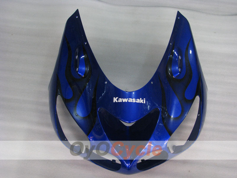 Kit de carenado de inyección para NINJA ZX-14R 06-11 - Azul, Negro - Llama #OYO87902009