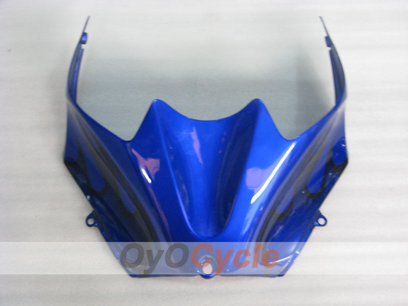Kit de carenado de inyección para NINJA ZX-14R 06-11 - Azul, Negro - Llama #OYO87902009