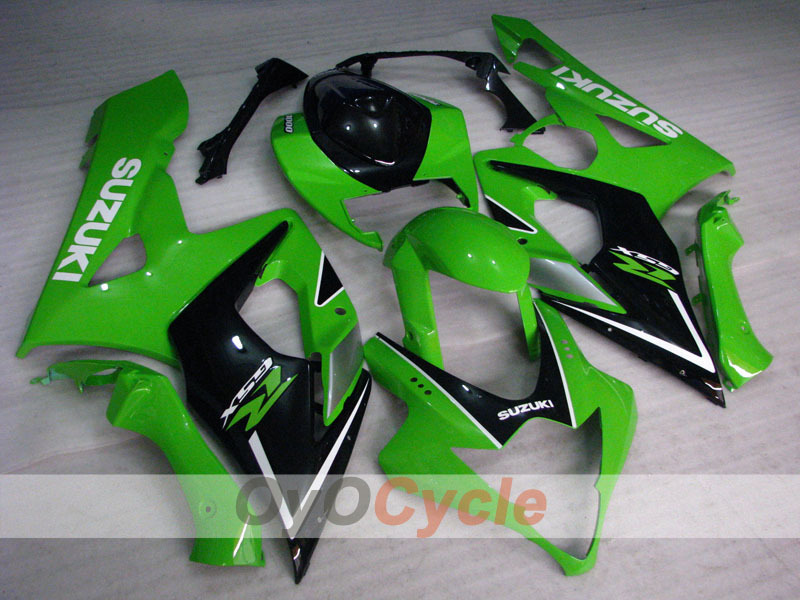 Kit de carenado por inyección para GSX R1000 05-06 - Verde, Negro - Estilo de fábrica #OYO87902010 Imagen principal del producto