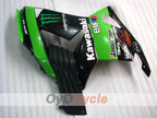 Carenado de inyección para NINJA ZX-14R 06-11 - Verde, Negro - Monster #OYO87902020