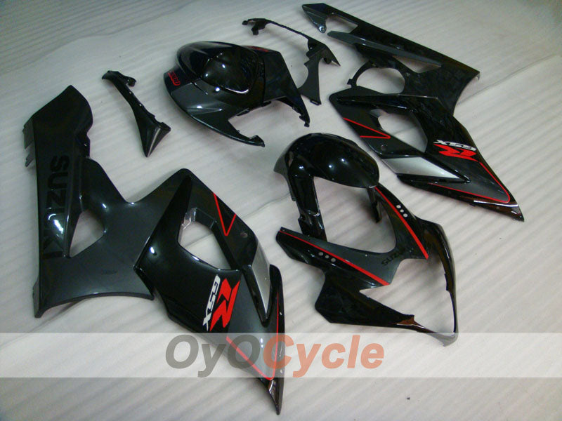 Kit de carenado de inyección para GSX R1000 05-06 - Negro - Estilo de fábrica #OYO87902027