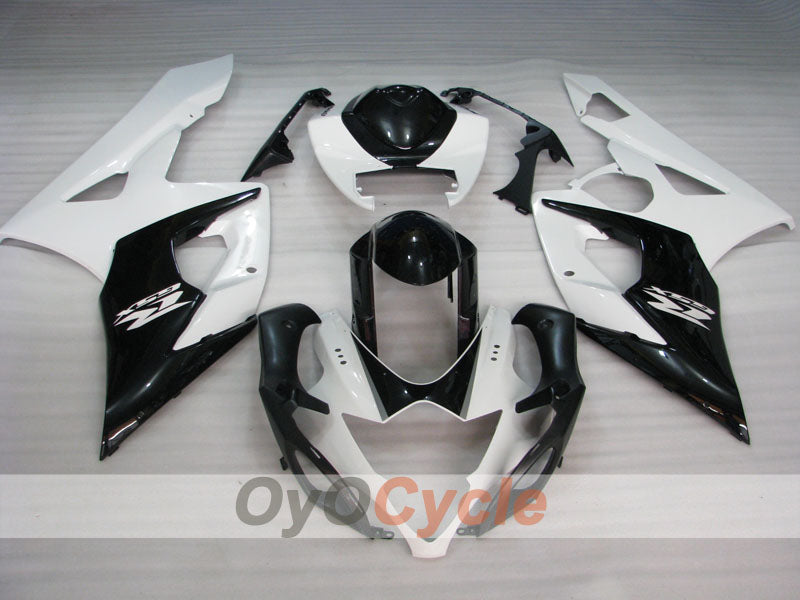 Kit de carenado por inyección para GSX R1000 05-06 - Blanco, Negro - Estilo de fábrica #OYO87902040