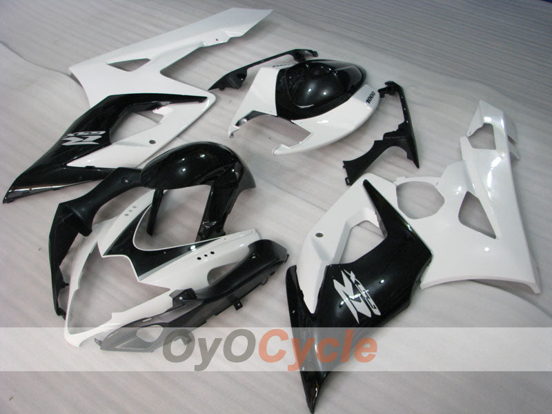 Kit de carenado por inyección para GSX R1000 05-06 - Blanco, Negro - Estilo de fábrica #OYO87902040