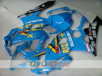 Kit de carenado por inyección para GSX R1000 05-06 - Azul, Negro - MOTUL, Rizla+ #OYO87902057