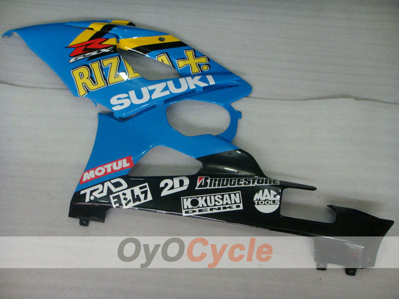 Kit de carenado por inyección para GSX R1000 05-06 - Azul, Negro - MOTUL, Rizla+ #OYO87902057