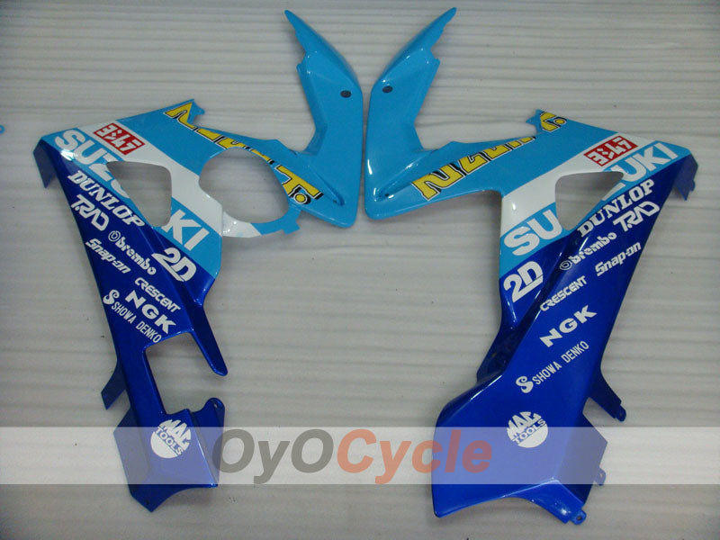 Kit de carenado por inyección para GSX R1000 05-06 - Azul, Blanco - Rizla+ #OYO87902060