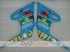 Kit de carenado por inyección para GSX R1000 05-06 - Azul, Blanco - Rizla+ #OYO87902060