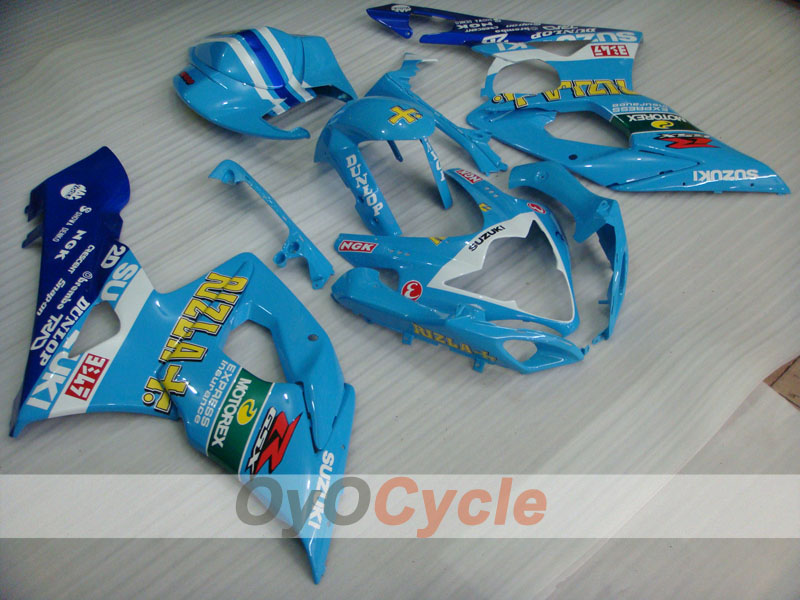 Kit de carenado por inyección para GSX R1000 05-06 - Azul, Blanco - Rizla+ #OYO87902060 Imagen principal del producto