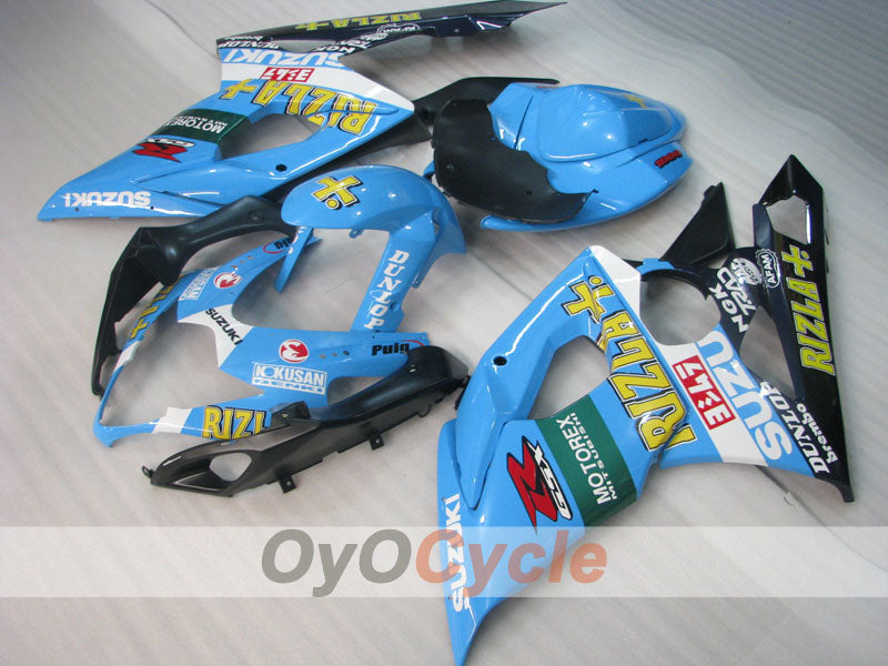 Kit de carenado por inyección para GSX R1000 05-06 - Azul, Negro - DUNLOP, Rizla+ #OYO87902063 Imagen secundaria del producto
