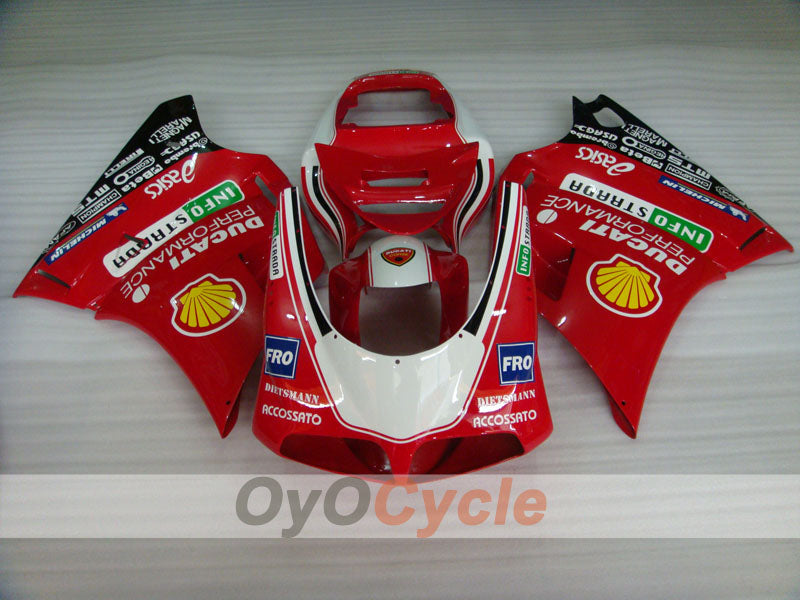 Carenado de inyección para Ducati 748 94-02 - Rojo, Negro - INFO STRADA #OYO87902069 Imagen secundaria del producto