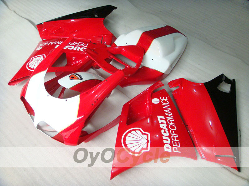 Carenado de inyección para Ducati 748 94-02 - Rojo, Blanco - Rendimiento #OYO87902073 Imagen principal del producto