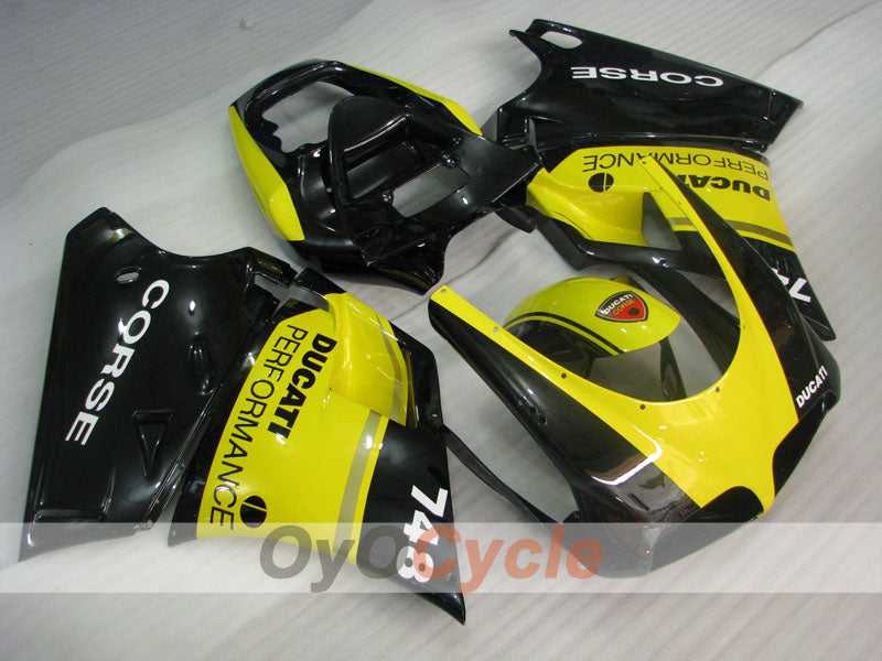 Kit de carenado por inyección para Ducati 748 de 94-02 - Amarillo, Negro - Performance #OYO87902076