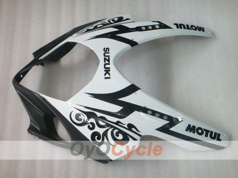 Kit de carenado por inyección para GSX R1000 07-08 - Blanco, Negro - Corona, MOTUL #OYO87902079