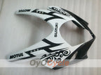 Kit de carenado por inyección para GSX R1000 07-08 - Blanco, Negro - Corona, MOTUL #OYO87902079