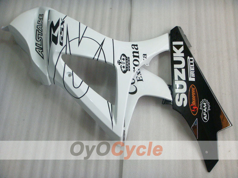 Kit de carenado por inyección para GSX R1000 07-08 - Blanco, Negro - Corona, MOTUL #OYO87902079