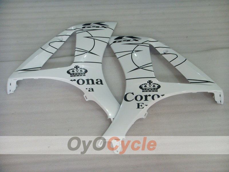 Kit de carenado por inyección para GSX R1000 07-08 - Blanco, Negro - Corona, MOTUL #OYO87902079