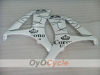 Kit de carenado por inyección para GSX R1000 07-08 - Blanco, Negro - Corona, MOTUL #OYO87902079