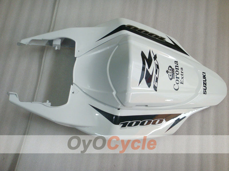 Kit de carenado por inyección para GSX R1000 07-08 - Blanco, Negro - Corona, MOTUL #OYO87902079