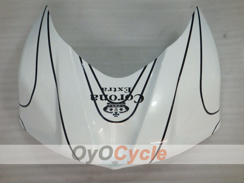 Kit de carenado de inyección para GSX R1000 07-08 - Blanco, Negro - Corona, MOTUL #OYO87902083