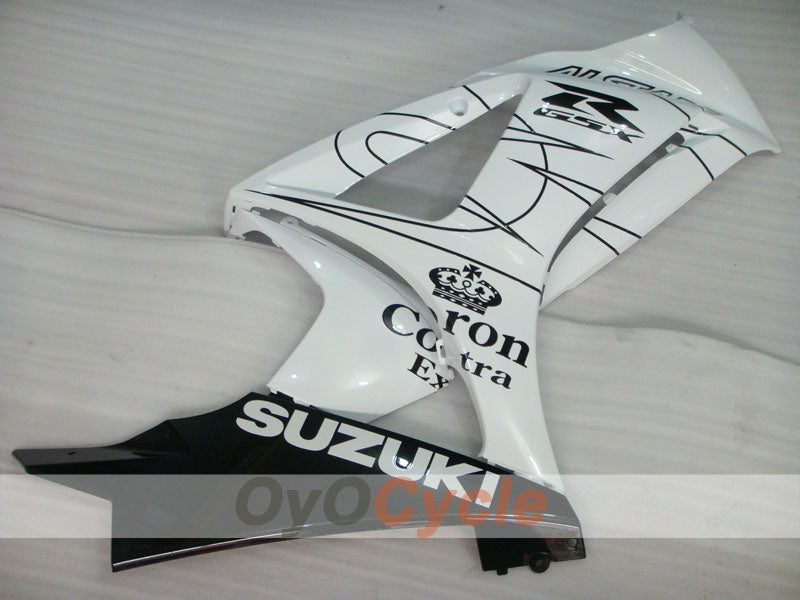 Kit de carenado de inyección para GSX R1000 07-08 - Blanco, Negro - Corona, MOTUL #OYO87902083