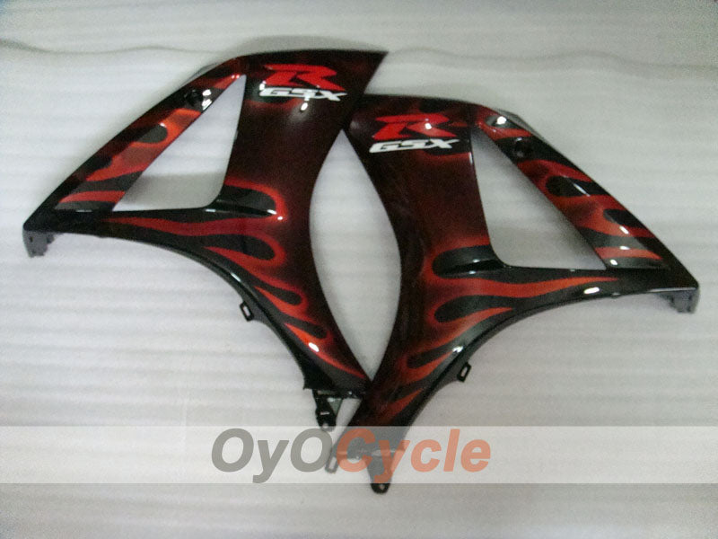Kit de carenado por inyección para GSX R1000 07-08 - Rojo, Negro - Llama #OYO87902098