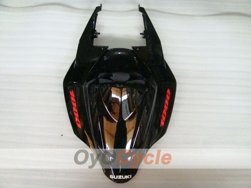 Kit de carenado por inyección para GSX R1000 07-08 - Rojo, Negro - Llama #OYO87902098