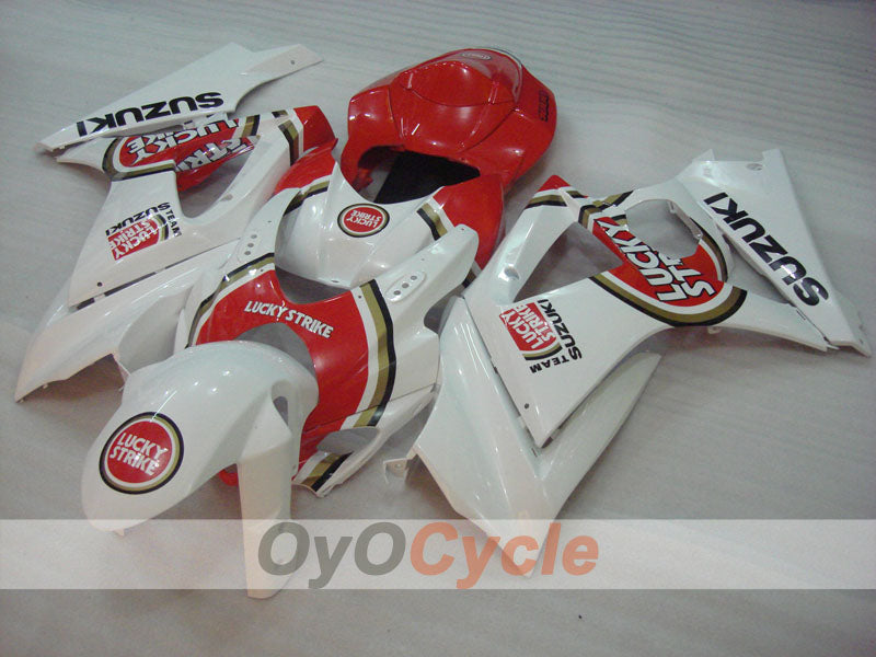Kit de carenado por inyección para GSX R1000 07-08 - Rojo, Blanco - Lucky Strike, MOTUL #OYO87902107 Imagen secundaria del producto