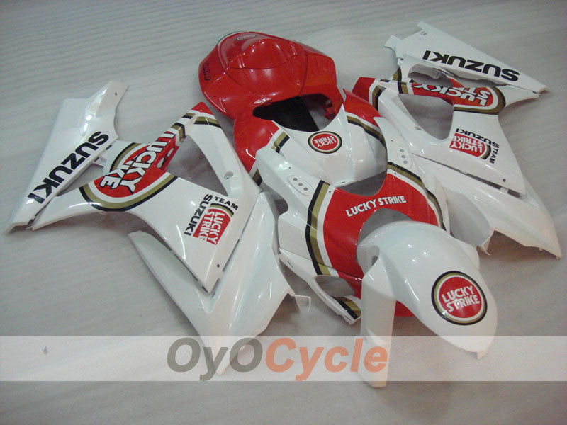 Kit de carenado por inyección para GSX R1000 07-08 - Rojo, Blanco - Lucky Strike, MOTUL #OYO87902107 Imagen principal del producto