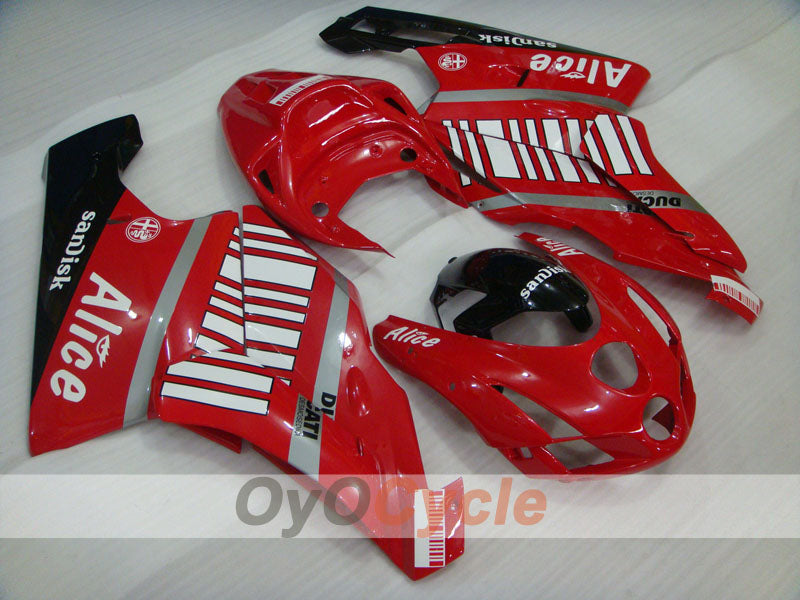 Kit de carenado por inyección para Ducati 999 03-04 - Rojo, Negro - Alice #OYO87902350 Imagen principal del producto