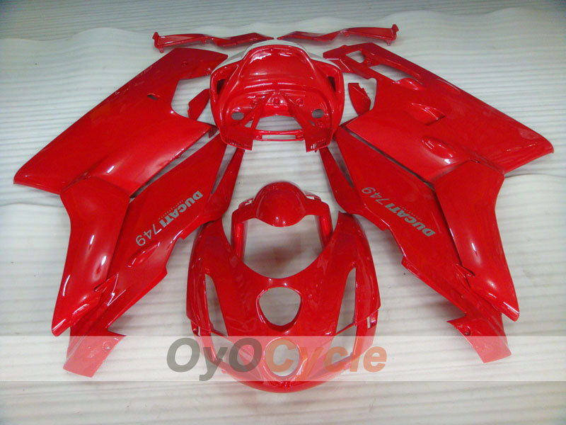 Kit de carenado de inyección para Ducati 749 03-04 - Rojo - Estilo de fábrica #OYO87902119 Imagen secundaria del producto