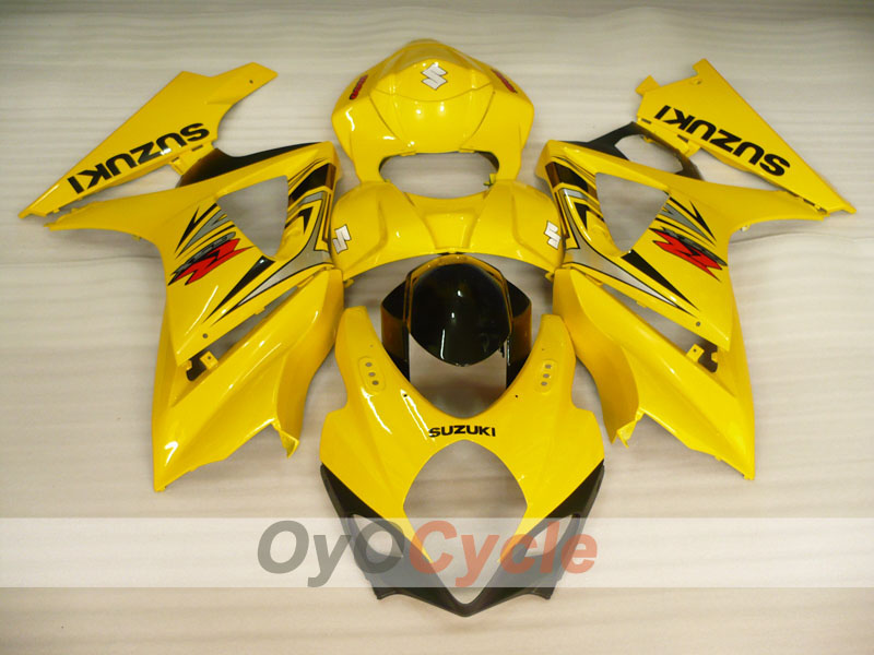 Kit de carenado por inyección para GSX R1000 07-08 - Amarillo, Negro - Estilo de fábrica #OYO87902120 Imagen secundaria del producto