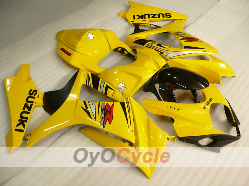Kit de carenado por inyección para GSX R1000 07-08 - Amarillo, Negro - Estilo de fábrica #OYO87902120 Imagen principal del producto