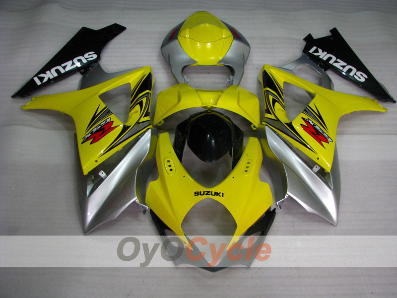 Carenado de inyección para GSX R1000 07-08 - Amarillo, Plata - Estilo de fábrica #OYO87902137 Imagen secundaria del producto