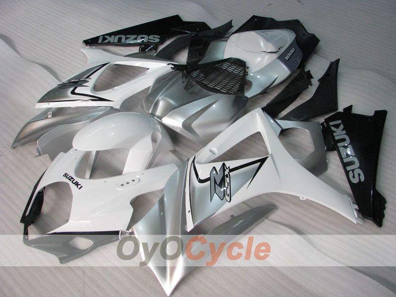 Kit de carenado por inyección para GSX R1000 07-08 - Blanco, Negro - Estilo de fábrica #OYO87902138 Imagen principal del producto