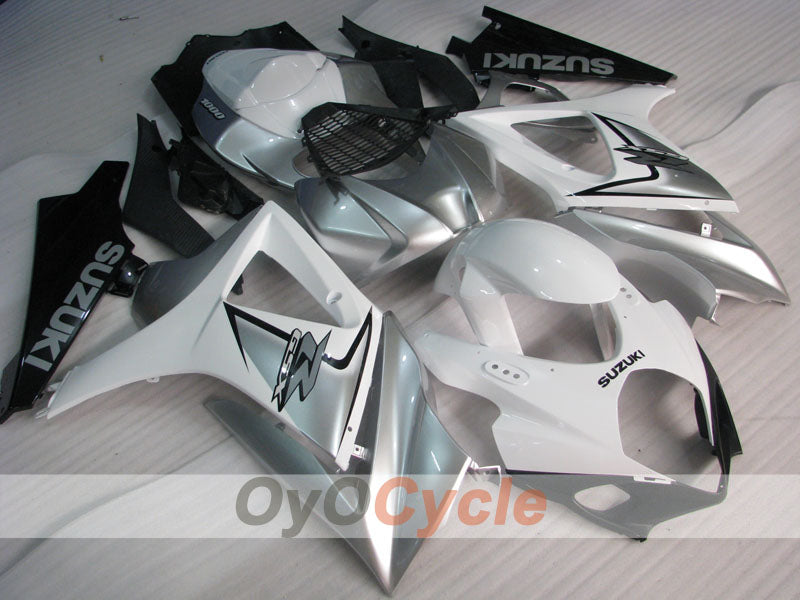 Kit de carenado por inyección para GSX R1000 07-08 - Blanco, Negro - Estilo de fábrica #OYO87902138 Imagen secundaria del producto