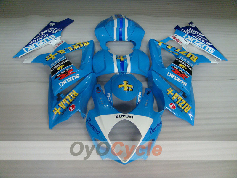 Kit de carenado de inyección para GSX R1000 07-08 - Azul, Negro - DUNLOP, Rizla+ #OYO87902143 Imagen secundaria del producto