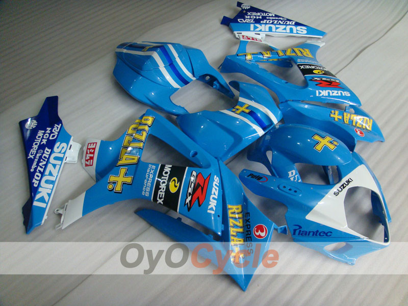 Kit de carenado de inyección para GSX R1000 07-08 - Azul, Negro - DUNLOP, Rizla+ #OYO87902143 Imagen principal del producto