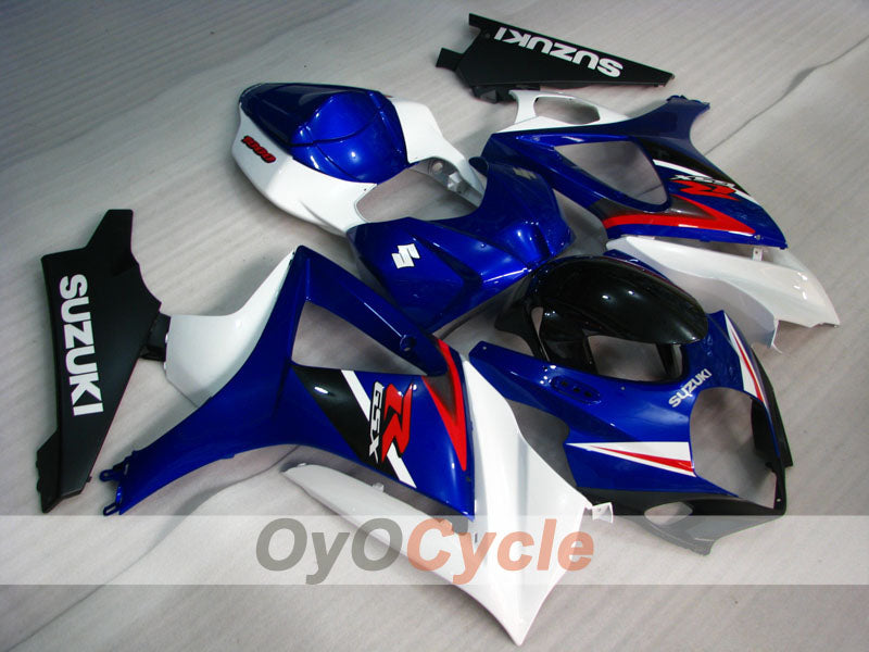 Kit de carenado por inyección para GSX R1000 07-08 - Azul, Blanco - Estilo de fábrica #OYO87902146 Imagen principal del producto