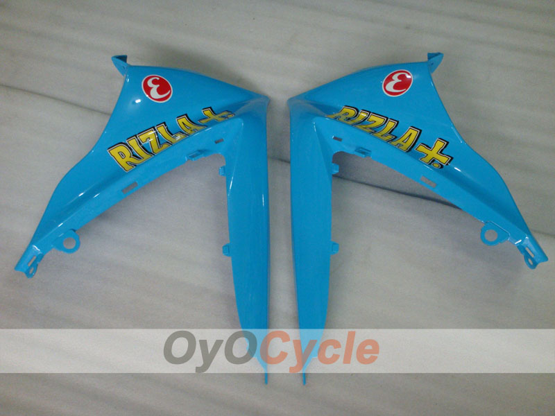 Kit de carenado por inyección para GSX R1000 07-08 - Azul, Negro - DUNLOP, Rizla+ #OYO87902156
